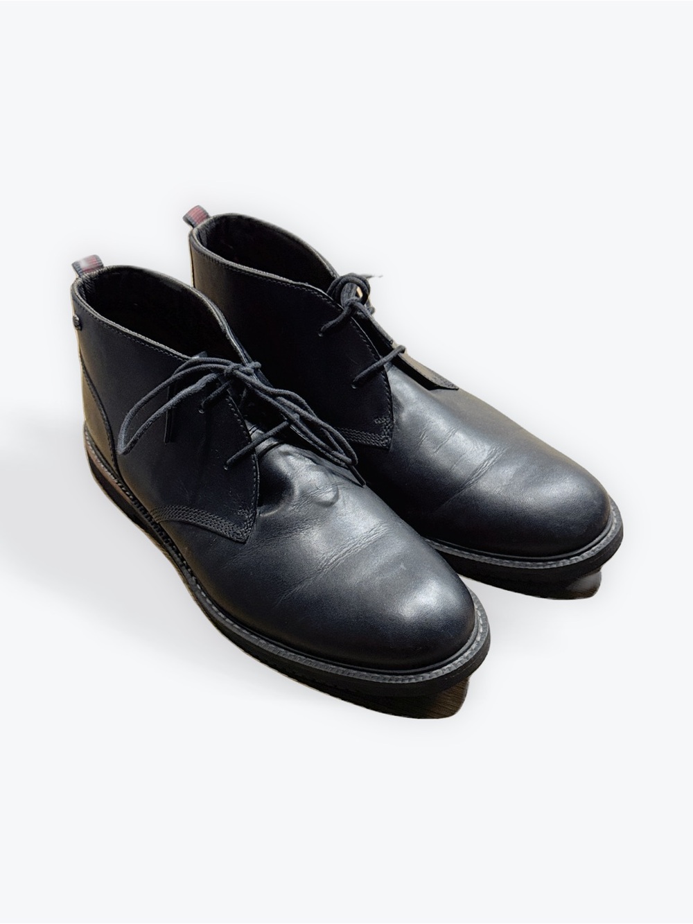 Timberland Black Leather Chukka Boots